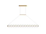 Maytoni Pendelleuchte Amulet LED incl. Gold aus Silicone und Glas , Metall 1050 Lumen 22W für Küche, Schlafzimmer, Wohnzimmer, Esszimmer, Lobby