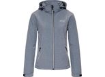 Nordberg Rinda - Giacca Estiva Softshell Outdoor Donna - Azzurro Melange - Taglia 4XL