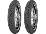 Coppia Di Pneumatici Continental 90/90-18 51V + 110/90-18 61V Classic Attack