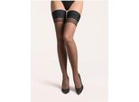 Softline - Calze Autoreggenti - Nero