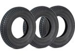 3X Bgm 3.50-8, 46P Pneumatici Rinforzati Tt Per Cerchi Con Camera D'aria