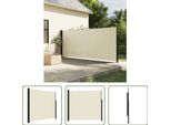 The Living Store Tenda Laterale Estensibile Crema 180X300 Cm