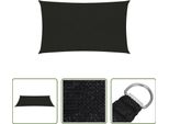 The Living Store Tenda Da Sole 160 G/M² Nero 2,5X5 M Hdpe