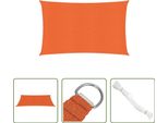 The Living Store Tenda Da Sole 160 G/M² Rettangolare Arancione 3X5 M Hdpe