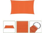 The Living Store Tenda Da Sole 160 G/M² Arancione 2,5X5 M Hdpe