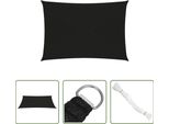 The Living Store Tenda Da Sole 160 G/M² Nero 4X5 M Hdpe