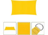The Living Store Tenda Da Sole 160 G/M² Giallo 2,5X5 M Hdpe