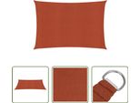 Tenda Da Sole The Living Store 160 G/M² Rosso Terracotta 3X5 M Hdpe