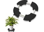 Hengda Plant Roller Flower Roller Pedestal Mobile Rolling Board Nero