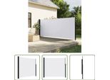 The Living Store Tenda Laterale Estensibile Bianca 180X600 Cm