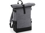 Bagbase - Zaino, Roll Top PC5568 (Taglia Unica) (Grigio Screziato/Nero)