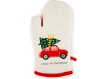 Excelsa Guanto Da Forno Pronto Per Il Natale In Cotone 32Xh2X18 Cm Colorato