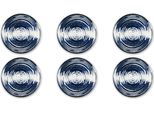 Excelsa Set Di 6 Piatti Da Portata Ermes In Ceramica 33X1,5 Cm Colorati