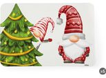 Excelsa Set Di 6 Tovagliette Gnomo Friends In Plastica 43Xh28,5X0,1 Cm Colorate
