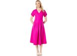 Principles - Abito Midi A Pieghe Per Donna DH7409 (40 It) (Rosa)