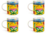 Excelsa Set Da 4 Tazze Gipsy Soul 30 Cl Porzellan Bunt