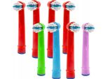Spazzolini Oral-B Kinder Mix Compatibili Elettrici Colorati 8 Pezzi