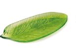Piatto In Vetro Excelsa Tropical 43X20 Cm Verde