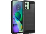 Motorola Moto G54 Cover - Silicone - Imoshion Custodia Morbida/Copertura Posteriore - Nero