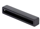 Alberts 805975 Supporto Per Mensola Jona, Supporto Per Mensola In Coppia O Singolarmente, Nero, Dimensioni 40 X 220 X 40 Mm