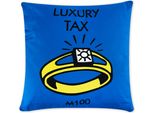 Cuscino Decorativo Excelsa Monopoly 45X45 Cm Cotone Blu