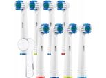 Spazzolini Oral-B Precision Clean 8 Pezzi Con Tappi Protettivi Compatibili