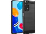 Xiaomi Redmi Note 11S/Xiaomi Redmi Note 11 Cover - Silicone - Imoshion Custodia Morbida/Copertura Posteriore - Nero