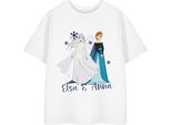 Frozen - Maglietta Per Bambina NS8534 (116) (Bianco)