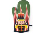 Guanto Da Forno Excelsa Vintage Christmas In Cotone 32Xh2X18 Cm Colorato