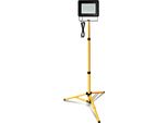 Jayseuw 50W Led Faro Da Costruzione Proiettore Treppiede Proiettore Da Esterno Luce Da Lavoro Faro Da Costruzione IP66 Impermeabile Bianco Caldo