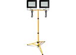Tolletour 2X 50W Led Proiettore Da Costruzione Proiettore A Treppiede Proiettore Da Esterno Luce Da Lavoro Proiettore Da Costruzione IP66 Impermeabile Bianco Freddo