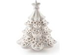 Excelsa Albero Decorativo Bianco Casa In Ceramica 12Xh15.5X12 Cm Bianco