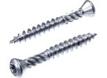 Vite Per Decking Seccaro Testa Decorativa 3,2 X 30 Mm, Acciaio Inox A2, Vite Per Legno Con Punta E Intaglio, Tx / Cava Esalobata, 200 Pezzi