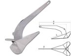 Ancora A Vomere In Acciaio Inox Hollex 16 Kg