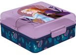 Tataway Disney Scatola Per Panini Viola Per Bambine In Plastica Frozen Elsa Anna Con Diversi Scomparti