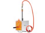 Fucina Portatile A Propano Vevor, 1 Bruciatore, 2600℉ Forgia A Gas Per La Costruzione Di Utensili E Coltelli, Strumenti E Attrezzature Per La Forgiatura A Gas In Acciaio Inox Quadrato