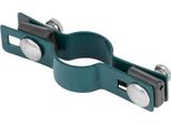 Morsetto Strend Pro Eurostandard, 48 Mm, Intermedio, Verde, Zn+Pvc, RAL6005, Per Palo Rotondo