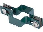 Morsetto Strend Pro Eurostandard, 60X40 Mm, Intermedio, Verde, Zn+Pvc, RAL6005, Per Palo Quadrato