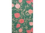 Paoletti - Runner Da Tavola, Melograno RV3563 (230 Cm X 35 Cm) (Verde)