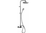 Colonna Doccia Pax Con Rubinetto, Rotonda, Cromo