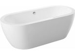 Samira Vasca Freestanding 173X78X59Cm, Bianco
