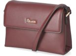 Kaerlek Borsa A Spalla Da Donna/ Borsa A Spalla/ Borsa Con Patta Rosso Sintetico-
