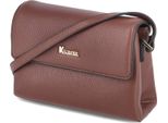 Kaerlek Borsa A Spalla Da Donna/ Borsa A Spalla/ Borsa Con Patta Marrone Sintetica-