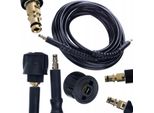 Rosfix Set Tubo Flessibile Ad Alta Pressione 10 M Click-Click E Prolunga – Ricambio Per Idropulitrici Ad Alta Pressione Karcher K2 – K7 | 180 Bar
