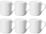 Set Di Tazze Wilmax Da 320 Ml, 6 Pezzi, In Porcellana - WL-993040/A6