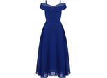 Elegante Abito Da Festa Lungo Per Ragazze Taglia 140 Cm - Perfetto Come Abito Da Damigella D'onore, Abito Estivo In Chiffon, Abito Da Festa E Abito Da Matrimonio