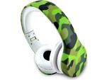 Cuffie Per Bambini Con Controllo Del Volume A 85 Db E Microfono, Funzione Di Condivisione Della Musica, Cuffie Regolabili Per Bambini E Bambine (Verde Mimetico)