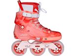 Pattini In Linea Powerslide Next Grapefruit 100 Urban - Pattini In Taglia 36-43 - Triskate Con Ruote 3X100Mm, Telaio Trinity, Fodera Myfit 2Nd Skin & Cuscinetti Abec 9