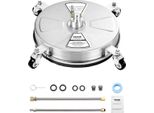 Vevor 430 Mm Idropulitrice Per Superfici, Idropulitrice Per Superfici In Acciaio Inox, Pressione Massima 4000 Psi, Connettore Rapido Da 1/4 Di Pollice, Per Calcestruzzo, Patio, Terrazza, Terrazza. Pressione 4000 Psi, Attacco Rapido Da 1/4 Di Pollice, Per Calcestruzzo, Patio, Terrazza