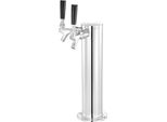 Succebuy Distributore A Torre Di Birra A Doppio Rubinetto, Torre Di Birra A Fusto In Acciaio Inox Di , Kit Torre Di Birra Con Tubi Pronti All'uso E Rubinetti A Chiusura Automatica